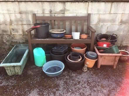 Photo of free Plant pots etc (DE6) #1