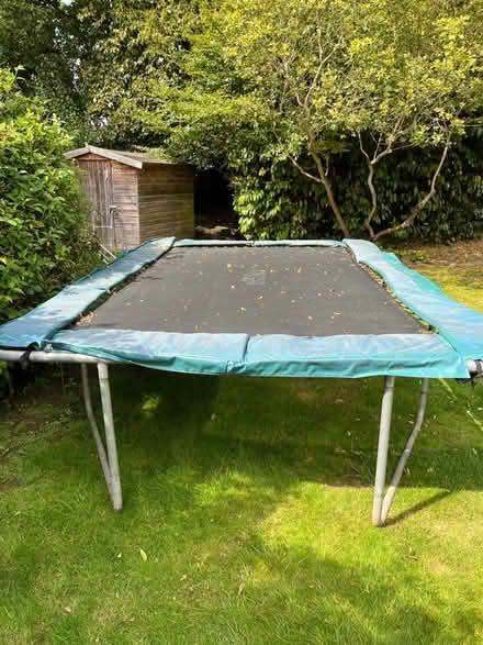 Photo of free Trampoline with safety net 12’x8’ (Walton on Thames KT12) #1