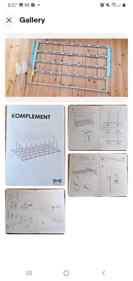 Photo of free Lovely IKEA KOMPLEMENT pull-out shoe storage c/w 32 shoe hol (Waltham Abbey EN9) #1