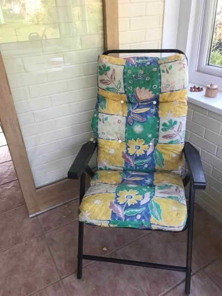 Photo of free Garden chair, Cushion Needs Repair, Collect Combe Down (University of Bath) #2
