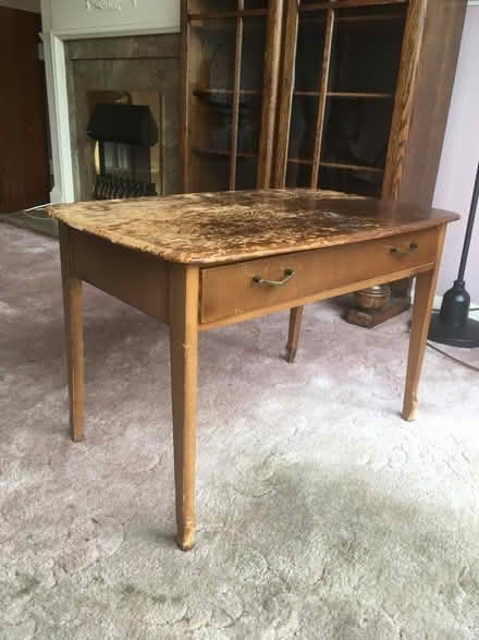 Photo of free Small coffee table with drawer (DE6) #1