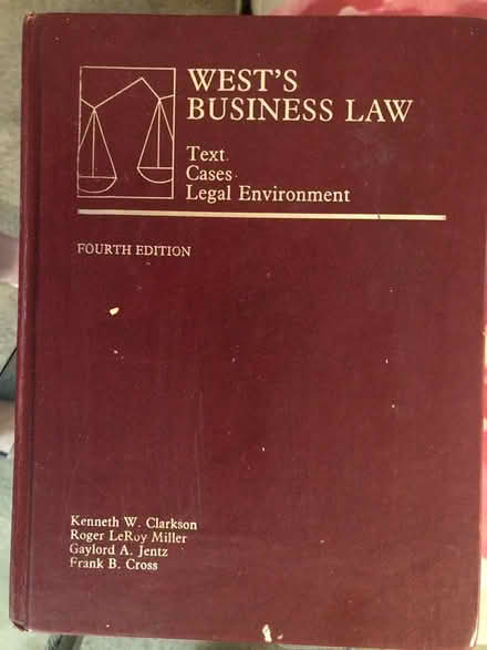 Photo of free West’s Business Law (Petworth) #1
