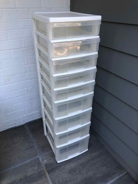 Photo of free Tall storage drawers (In Reston off of Lawyers Road) #1