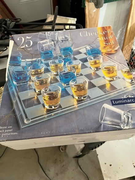 Photo of free Shot glass checkers set (T/Wappinger) #1