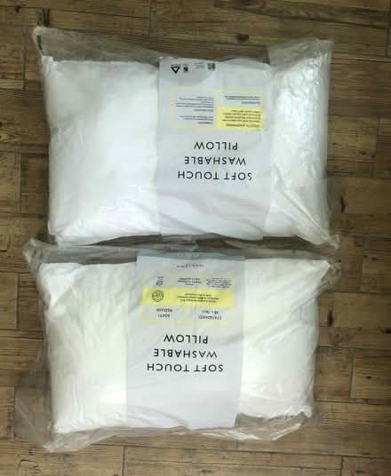 Photo of free 2 new synthetic pillows (Totteridge HP13) #2
