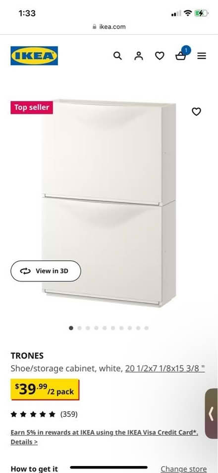 Photo of Ikea Trones (Russett) #1