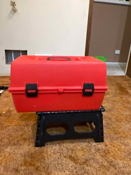 Photo of free Red Plastic Sears Toolbox (Briarcliffe, Wheaton) #1