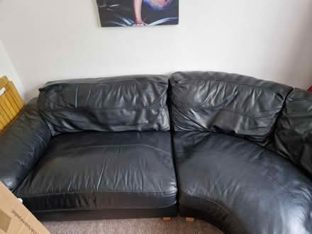 Photo of free Leather corner sofa (Luton, Stopsley) #3