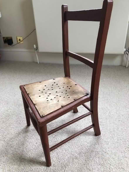 Photo of free Antique child's chair (Coombe KT3) #3