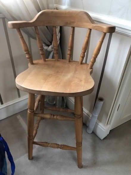 Photo of free High Kitchen Chair (Coombe KT3) #3