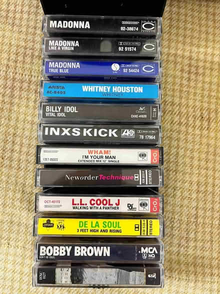 Photo of free Tape cassettes with storage box (Streetsville) #1