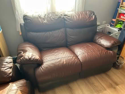 Photo of free 2 Seater Recliner Sofa Leather (HA8) #1