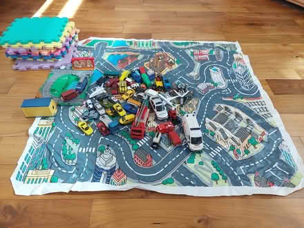 Photo of free Toy cars+, town play mat, jigsawmat (Guildford GU2) #1