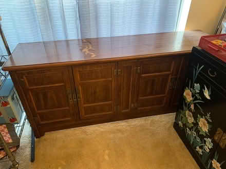 Photo of free Wood cabinet (Nutley) #1