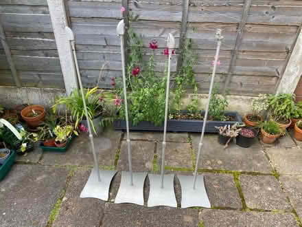 Photo of free 4 surround sound speaker stands (Sale M33) #1