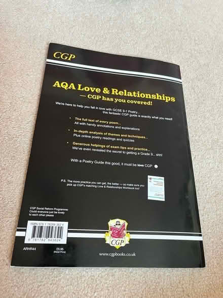Photo of free CGP GCSE poetry revision guide (RH1) #2