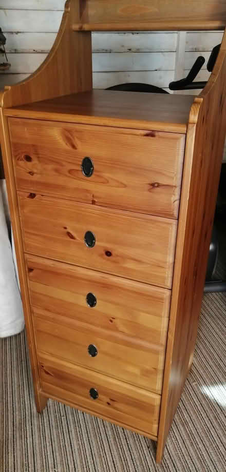 Photo of free Ikea Leksvik tall chest drawers (Swarkestone Stop DE73) #2