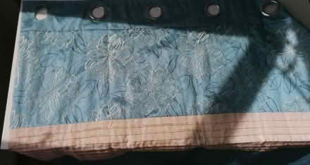 Photo of free Pair of teal curtains (Conniburrow MK14) #2