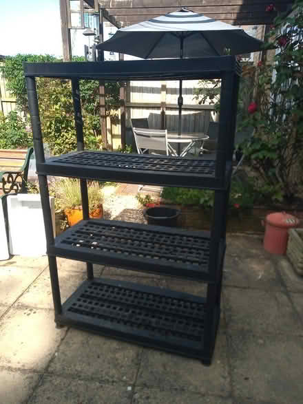 Photo of free Plastic shelving (Eardington) #3
