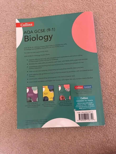 Photo of free Collins GCSE biology textbook (RH1) #2