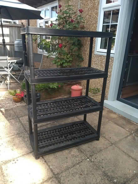 Photo of free Plastic shelving (Eardington) #1