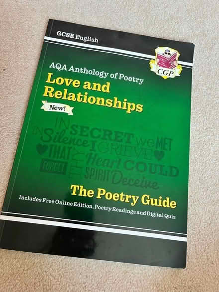 Photo of free CGP GCSE poetry revision guide (RH1) #1