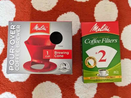 Photo of free Coffee brewer and filters (Allston) #1