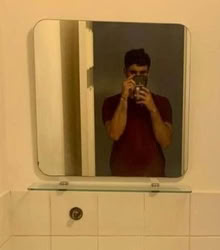 Photo of free Bathroom mirror and glass shelf (SW8) #2
