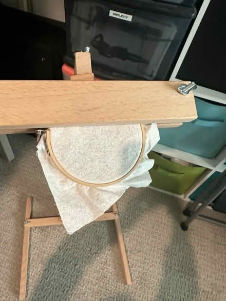 Photo of free Adjustable embroidery hoop holder (University City) #1