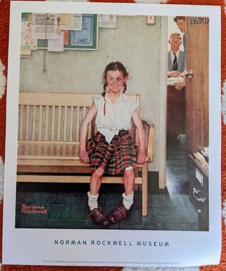 Photo of free Unframed Norman Rockwell print (Allston) #1