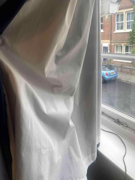 Photo of free Navy blue lined curtains (Grandpont OX1) #2