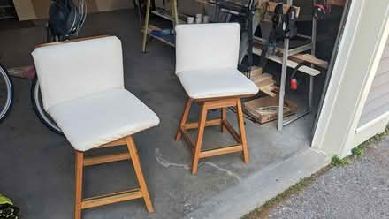 Photo of free Quality swivel bar chairs (Lexington. Near center.) #1