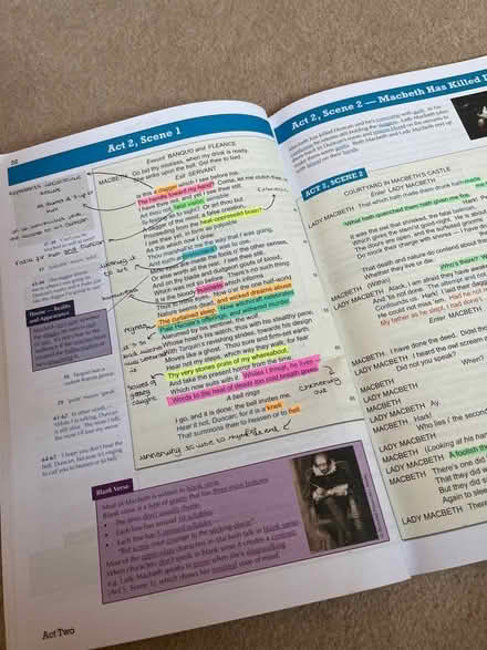 Photo of free Macbeth complete play study guide (RH1) #3