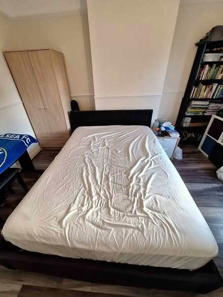 Photo of free King bed & mattress (HA6) #1