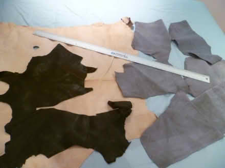 Photo of free Leather and suede pieces (Cottonmill AL1) #1