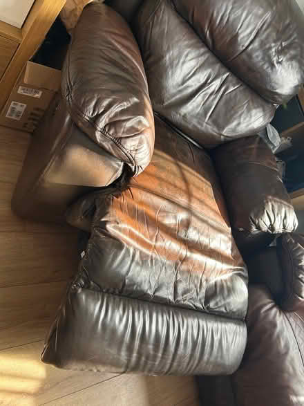 Photo of free 2 Seater Recliner Sofa Leather (HA8) #3