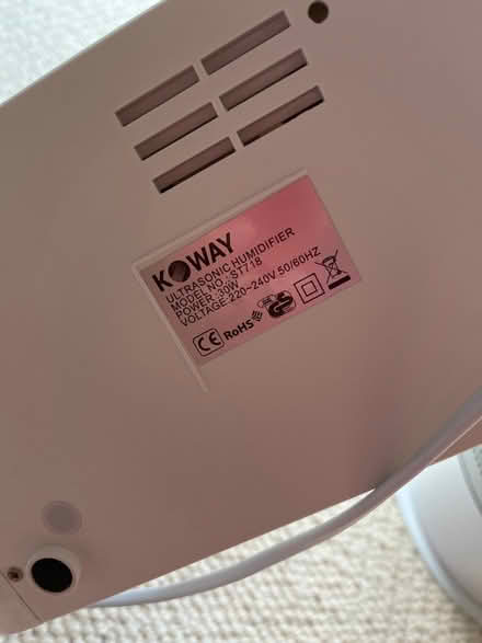 Photo of free Ultrasonic humidifier (Meldreth) #2
