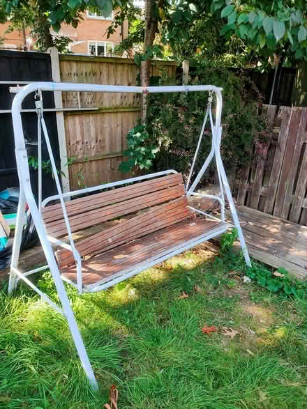 Photo of free Garden swing chair (Rectory Farm, Northampton) #2