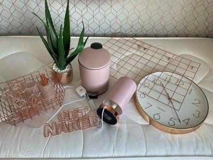 Photo of free Rose gold home accessories (Gartcosh G69) #1