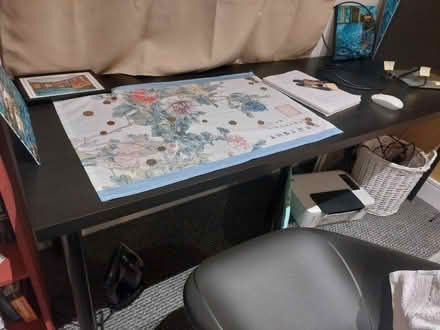 Photo of free Huge black desk (Poplar E14) #1