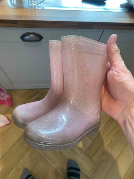 Photo of free Pink welly’s child size 7 used (Ecclesfield S35) #1