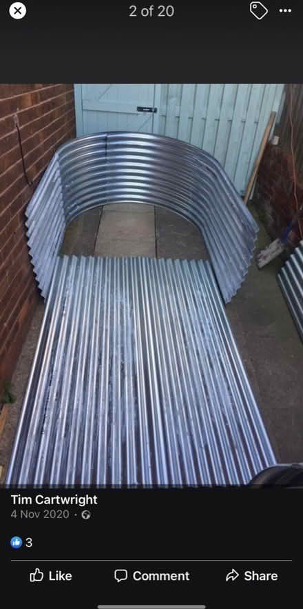 Photo of Corrugated iron sheets (Coppull PR7) #1