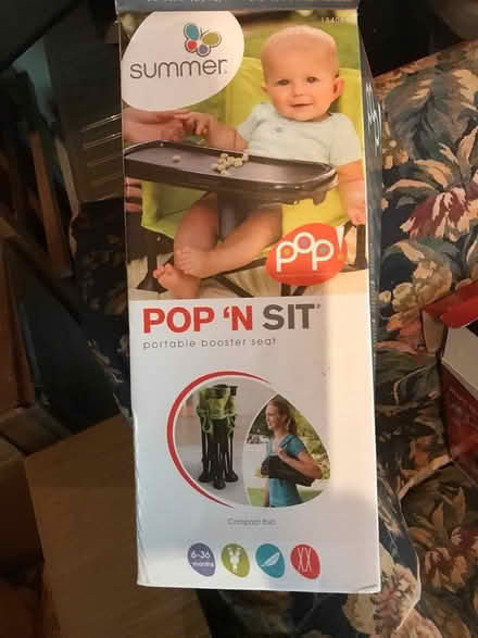 Photo of free portable baby seat and table (Crediton) #1