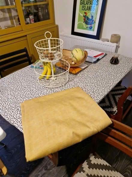 Photo of free Ochre/mustard eyelet curtains (Roslin, Midlothian EH25) #4
