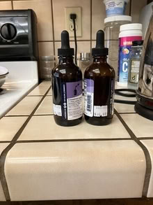 Photo of free Glass Bottles Blue and Amber #1