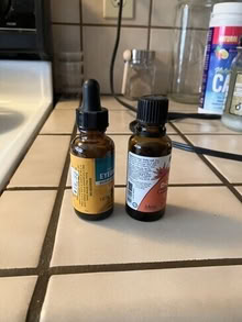 Photo of free Glass Bottles Blue and Amber #2