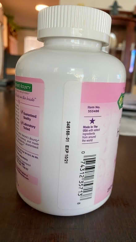 Photo of free Hair Skin Nail vitamins (SW a Bolingbrook/Romeoville) #2