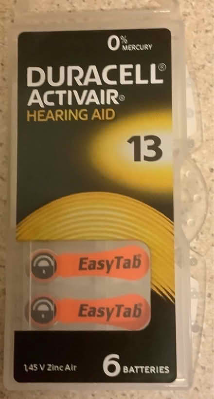 Photo of free Hearing aid batteries (Roffey) #1