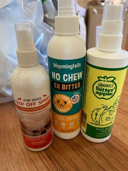 Photo of free No chew spray for pets (Calderon and Mercy) #1