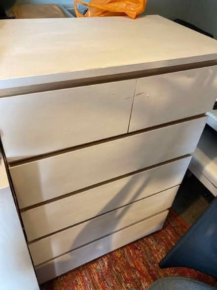 Photo of free 6 and 4 drawer Malm chest of drawers (Central Reading RG1) #1
